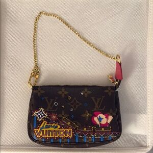 Louis Vuitton Multicolor Monogram Wristlet - Mini Pochette